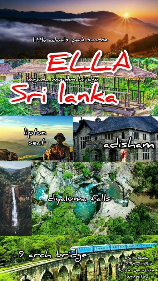 Rock Paradise Homestay Ella Kültér fotó